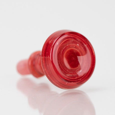 Empire Glasswork's PuffCo Peak Pro 3D XL Chamber Glass Joystick Cap - Firestone Red