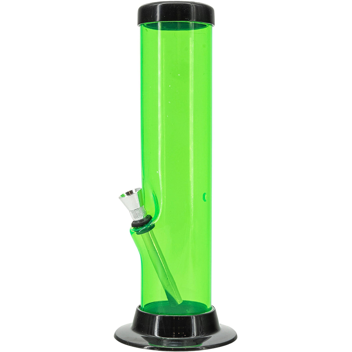 JM Enterprises 6-9-12-15" Acrylic Straight Tube Basic Bong - Multiple Colors
