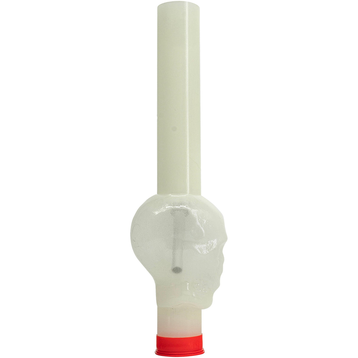 JM Plastics Acrylic Glow in the Dark Skull Diffuser Gas Mask Bong - Front View