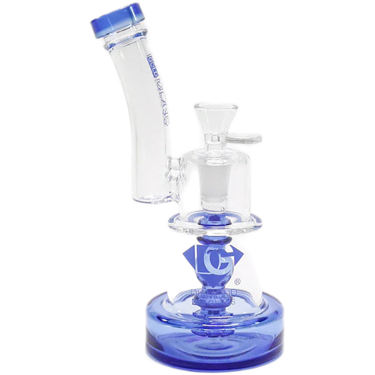 Diamond Glass Recycler Rig - 7" Rig w/ Banger