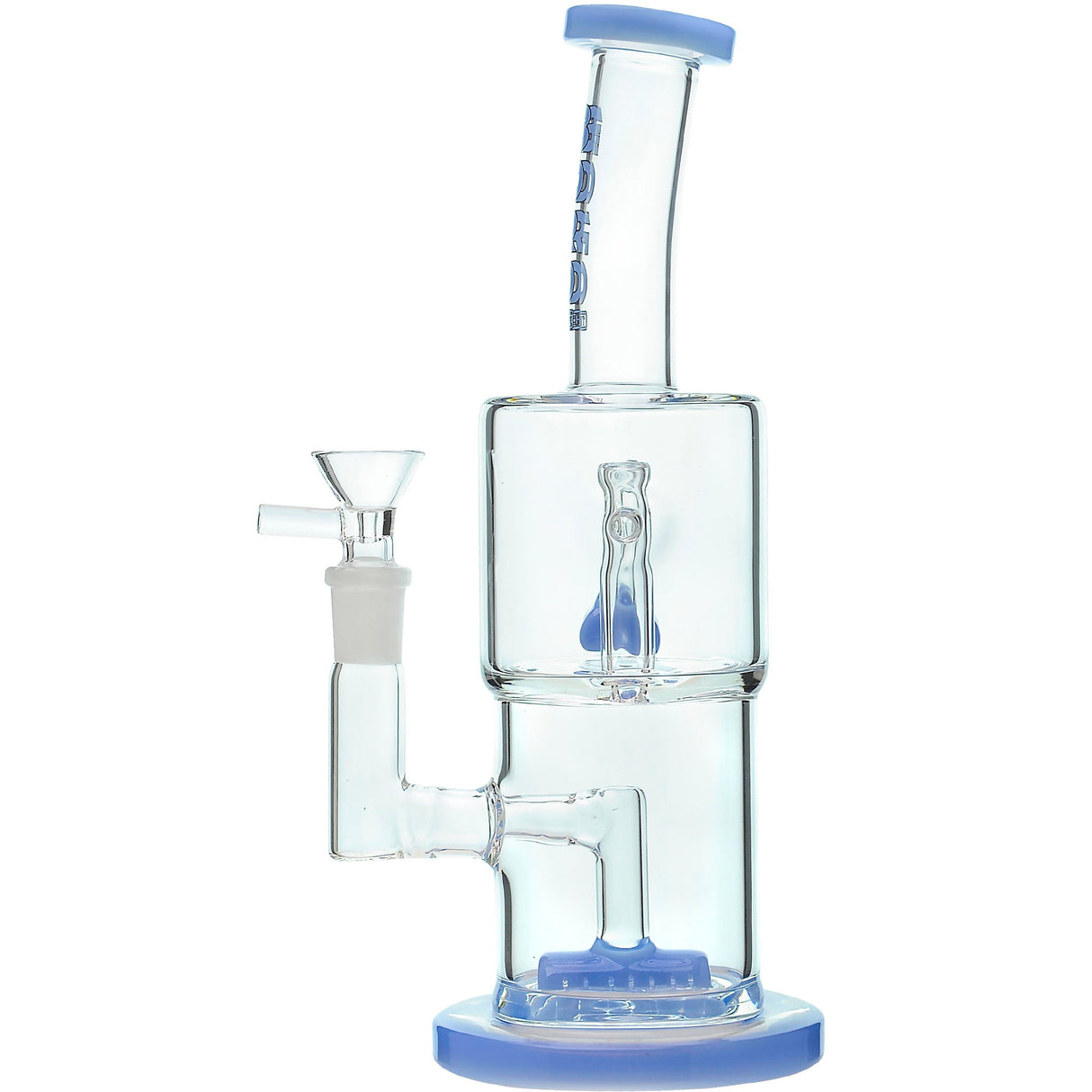 Borotech 14'' Double Inline Perc Hex Dab Rig
