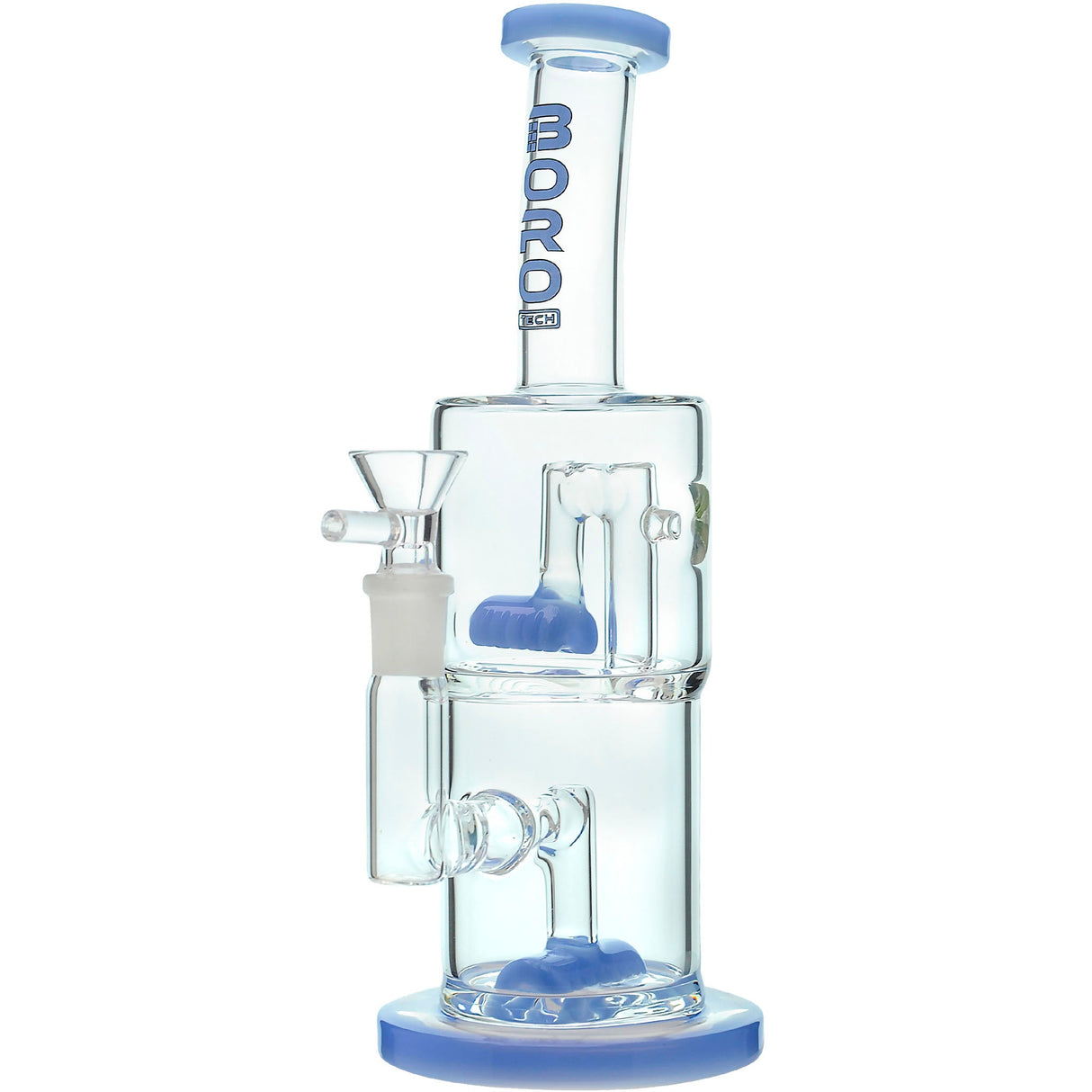 Borotech 14'' Double Inline Perc Hex Dab Rig