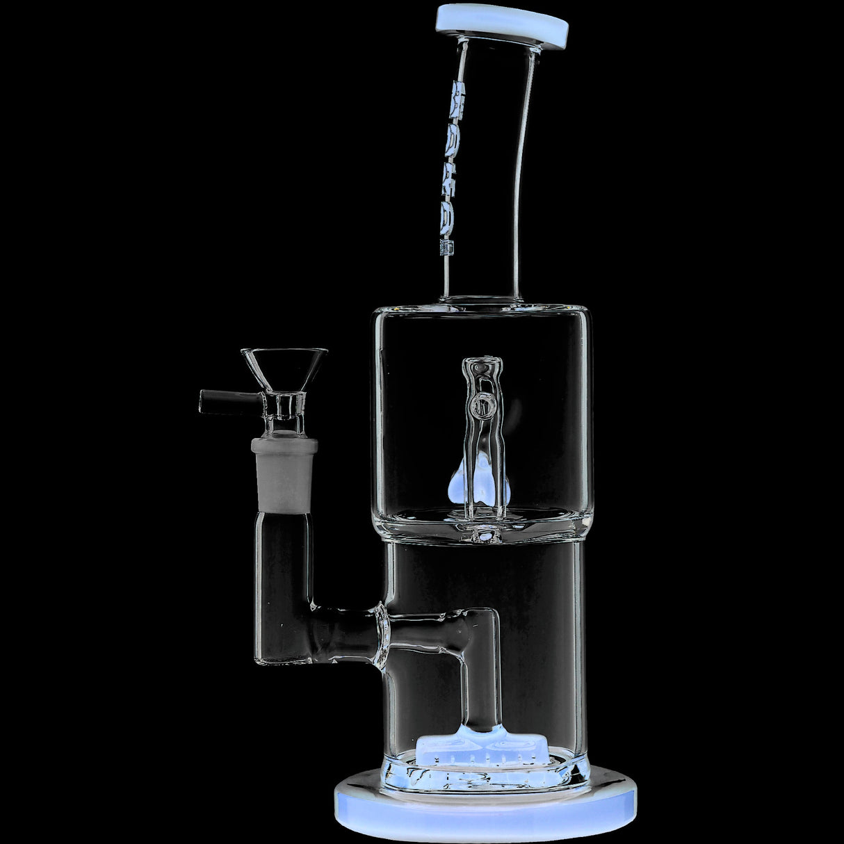 Borotech 14'' Double Inline Perc Hex Dab Rig