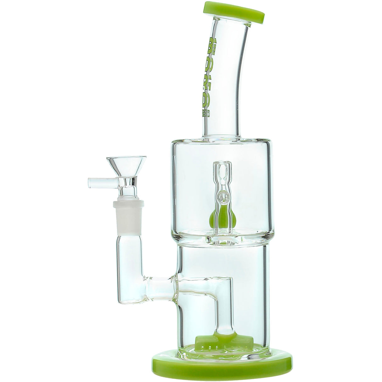 Borotech 14'' Double Inline Perc Hex Dab Rig