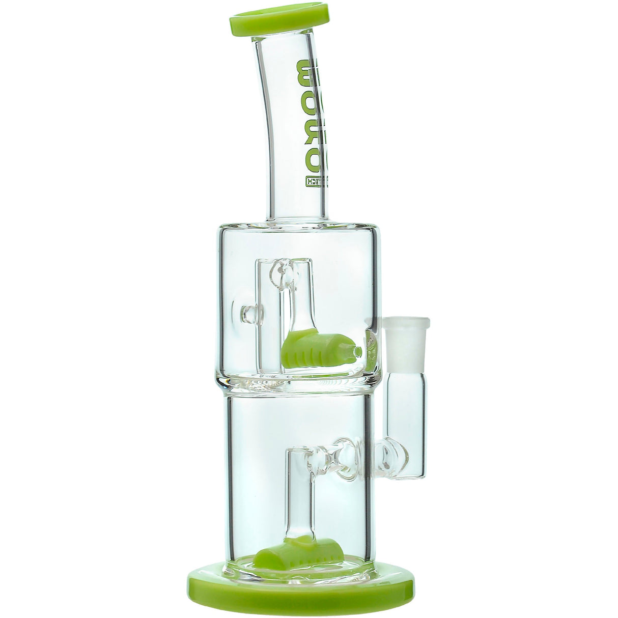 Borotech 14'' Double Inline Perc Hex Dab Rig