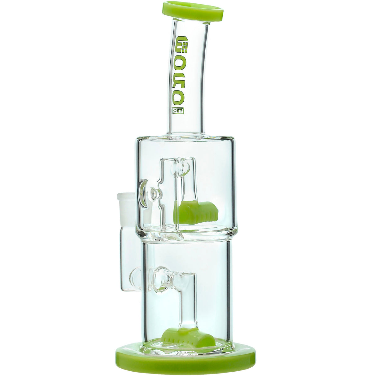 Borotech 14'' Double Inline Perc Hex Dab Rig