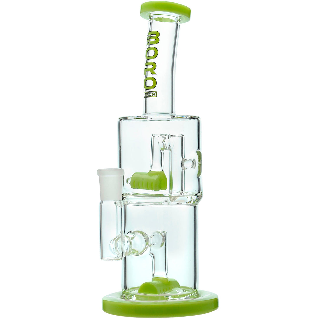 Borotech 14'' Double Inline Perc Hex Dab Rig