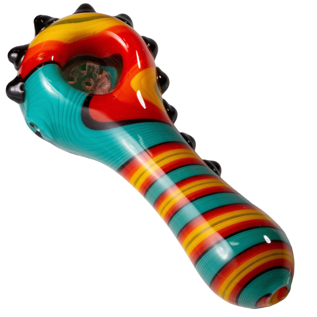 Crayon Twists with Screen Bowl & Black Dots (Various Colors)