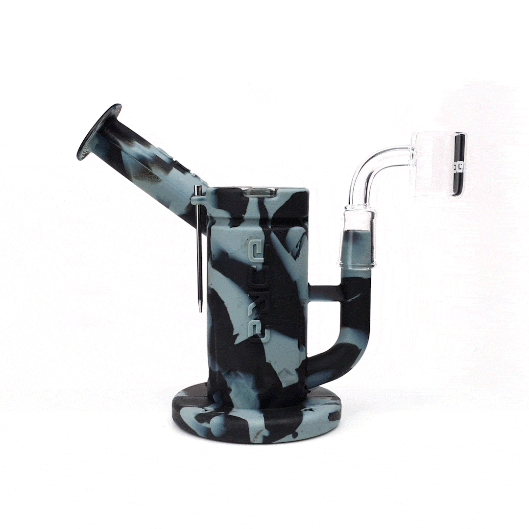 Eyce Sidecar Silicone Dab Rig | Rotating Neck & Quartz Banger