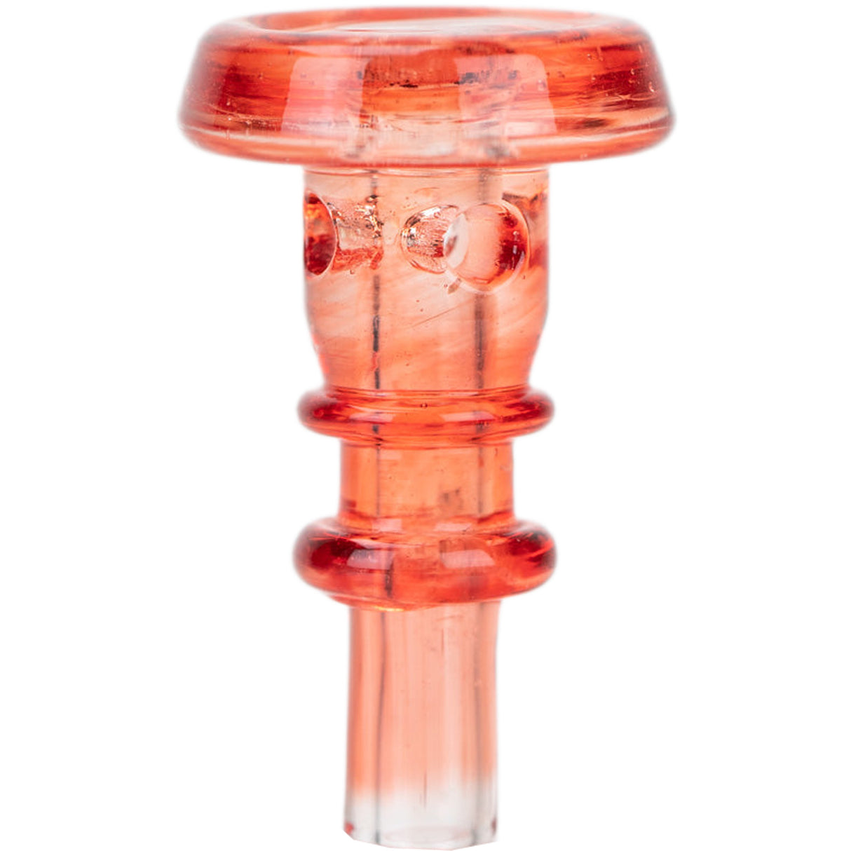 Empire Glasswork's PuffCo Peak Pro 3D XL Chamber Glass Joystick Cap - Transluscent Red