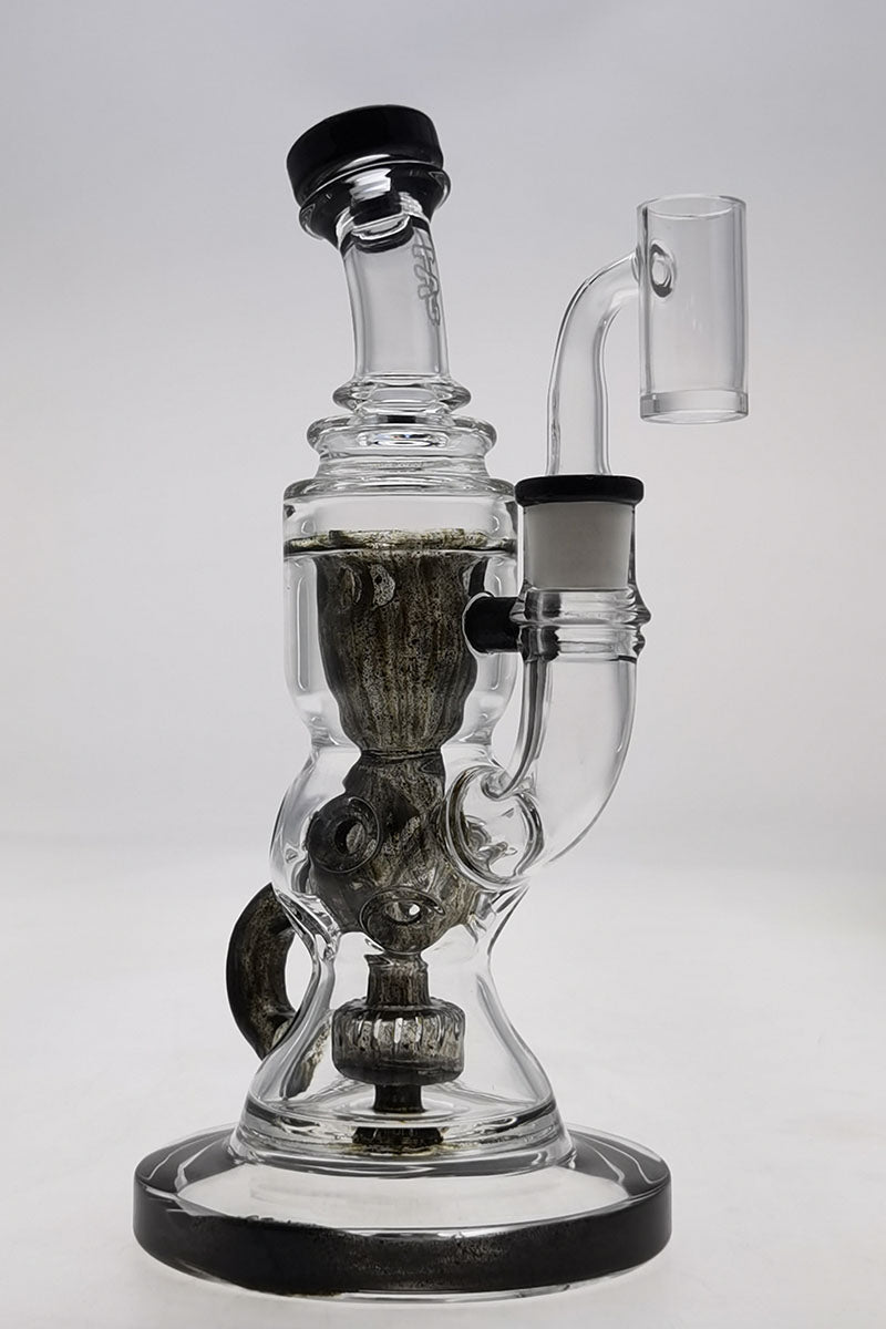 TAG - 8.5" Faberge Egg Klein Incycler (Recycler) w/ Super Slit Puck (14MM Female)