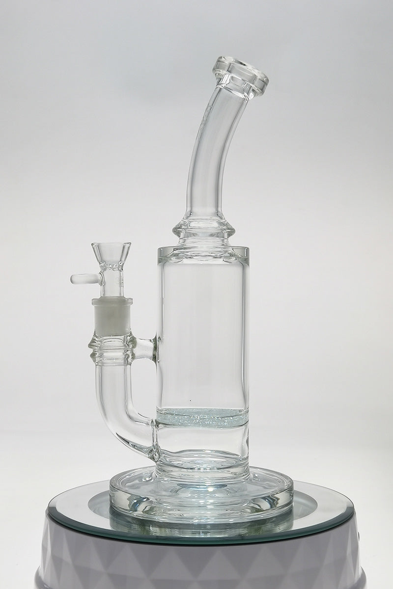 TAG - 12" Bent Neck Dragless Fritted Disc Can 65x5MM (18MM Female)