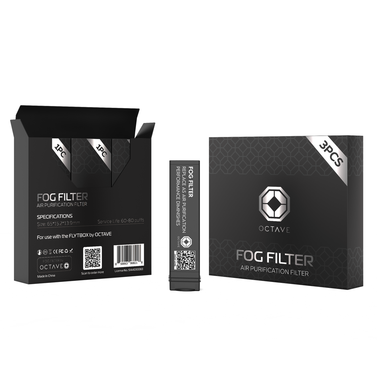 Fog Filter for Octave Flytbox (3-Pack)