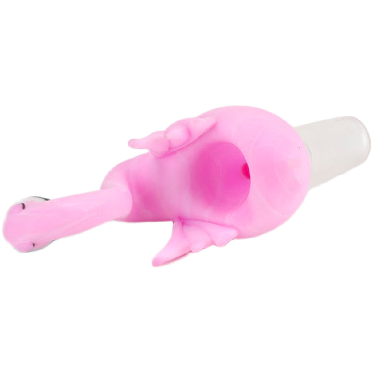 Frosted Pink Flamingo Bowl Piece