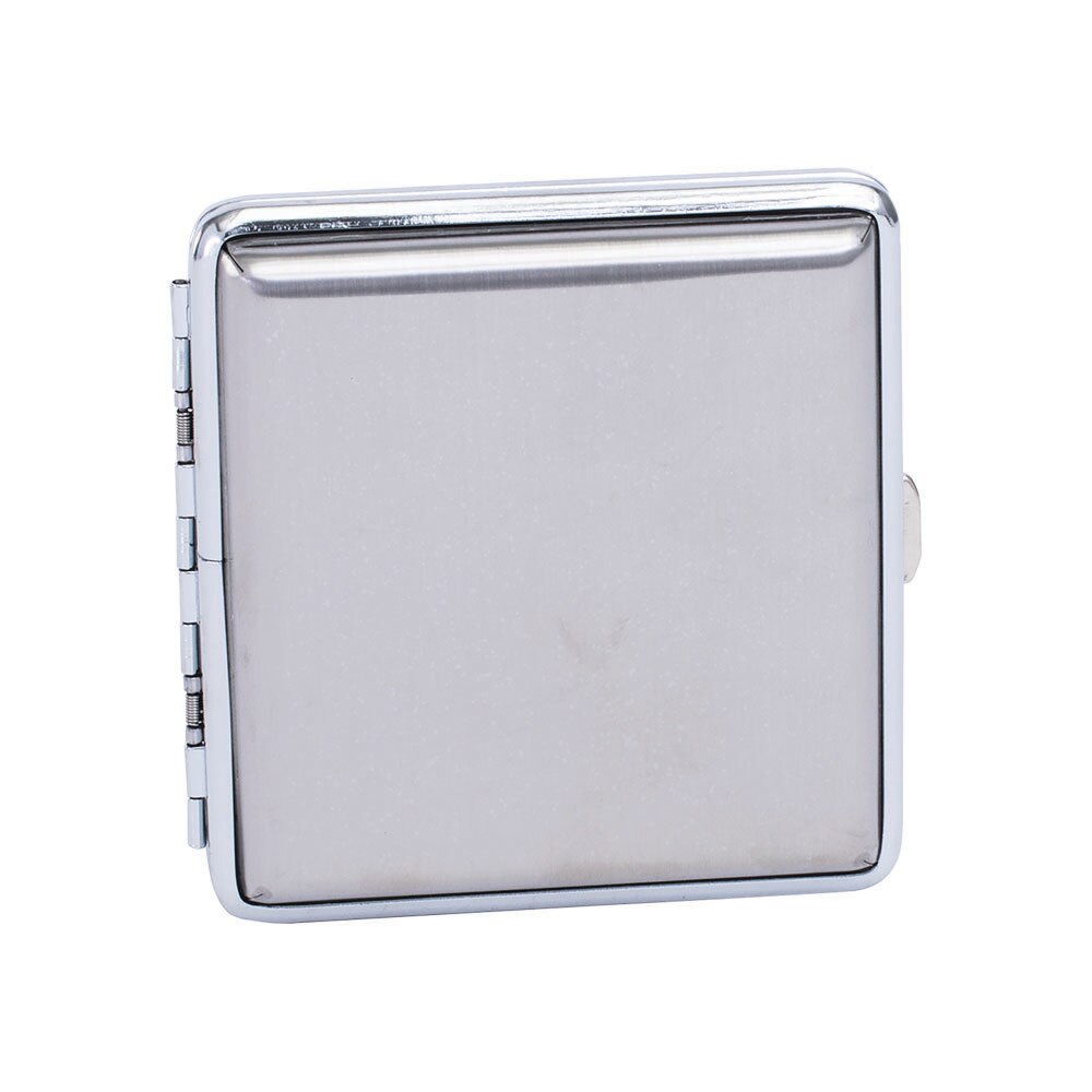 Fujima Satin Metal Finish Double-Sided Cig Case | King Size | 12 Pack
