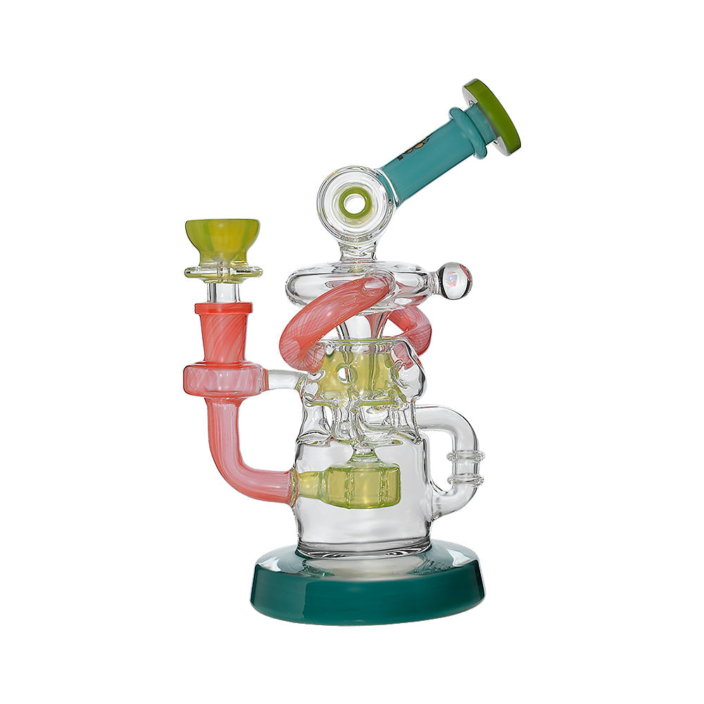Calibear Gusher Recycler Dual Percolator Dab Rig