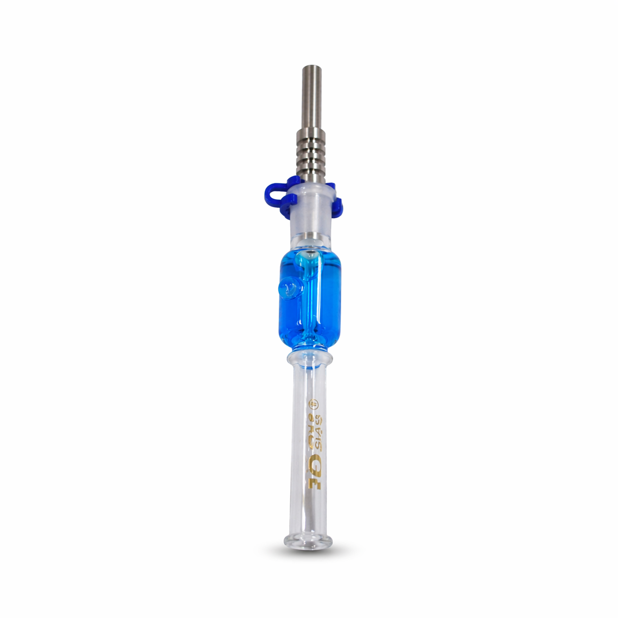 Liquid Lava Collector 14mm Rock Glass Freezable Glycerine Straw