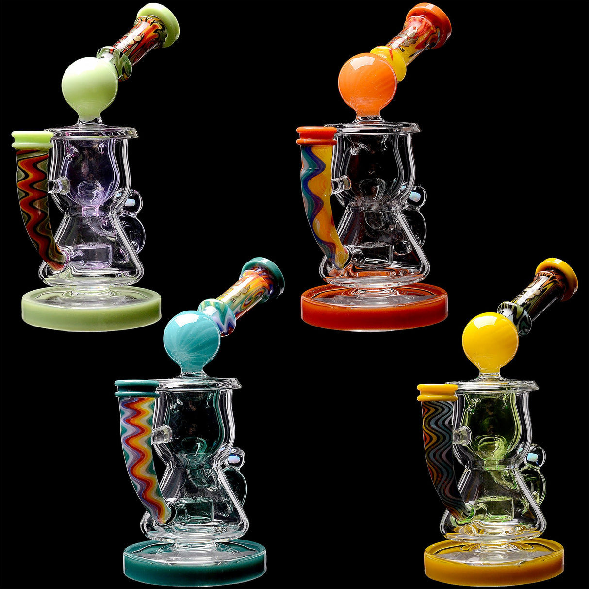 Calibear 8'' Klein Bloom Recycler Dab Rig
