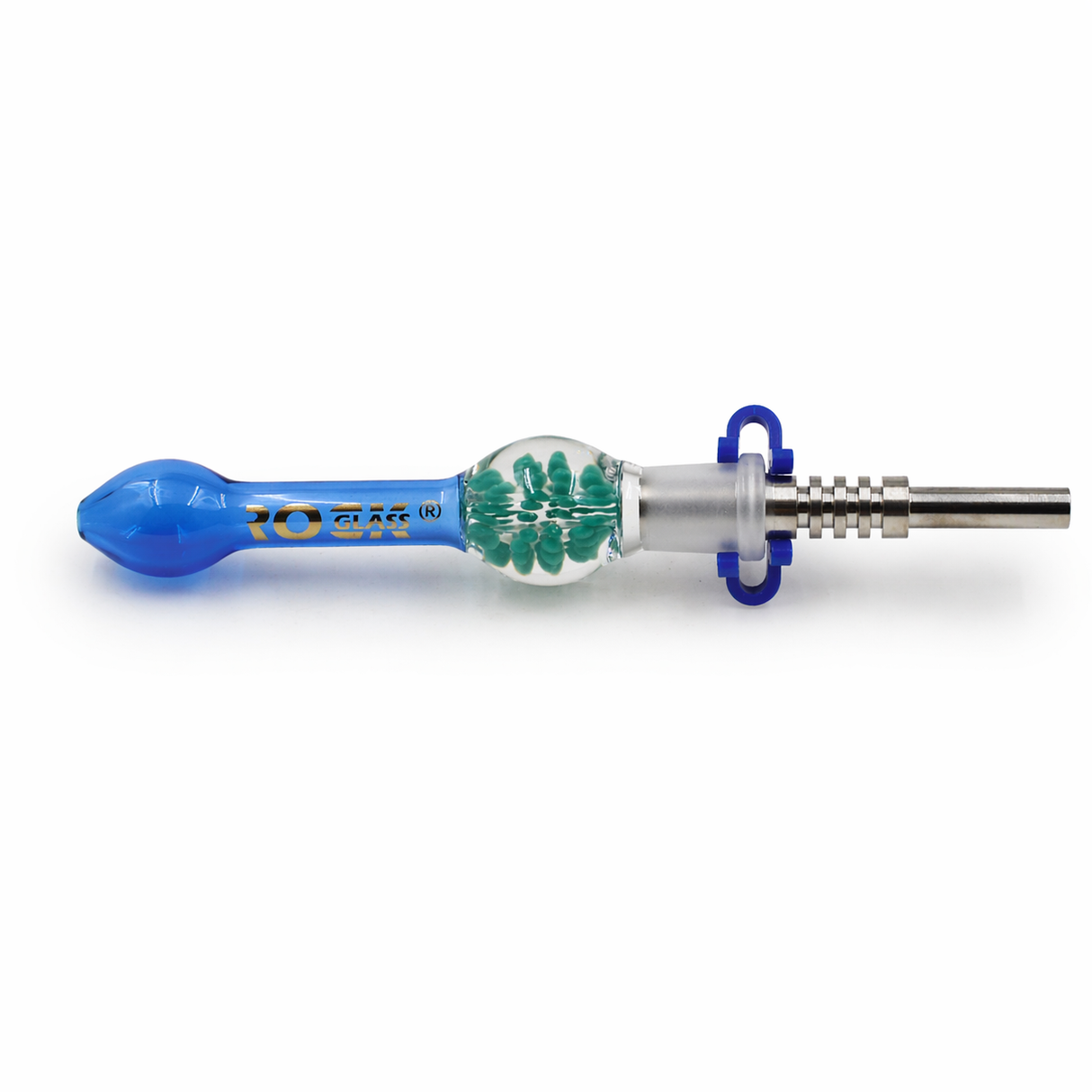 Terra-Flow 14mm Rock Glass Honey Straw