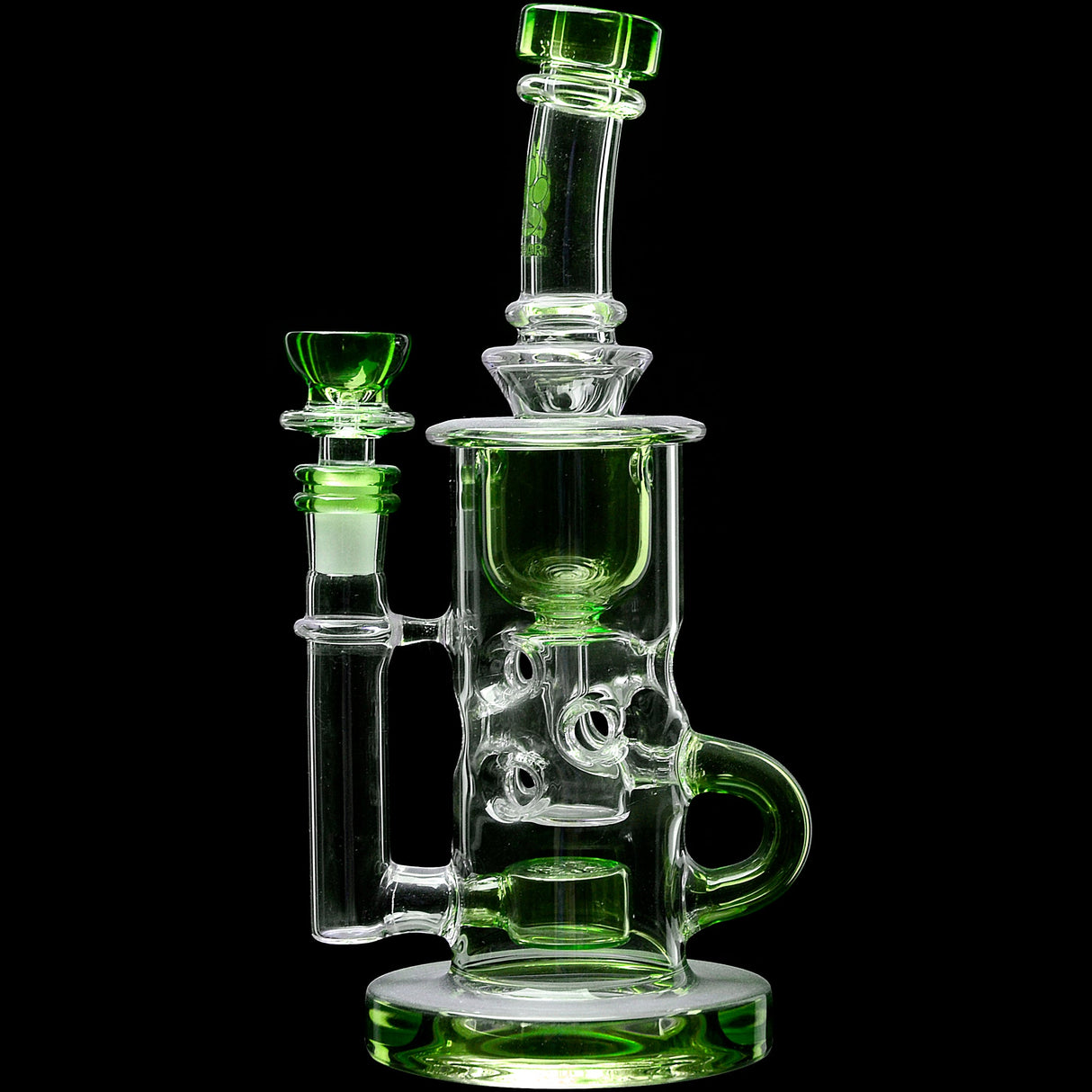 Calibear Cascade Flower Of Life Klein Recycler Dab Rig