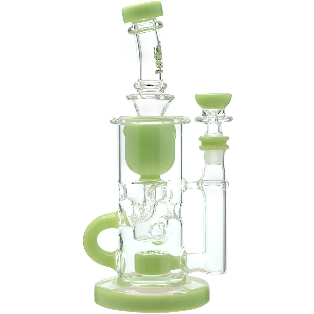 Calibear Cascade Flower Of Life Klein Recycler Dab Rig