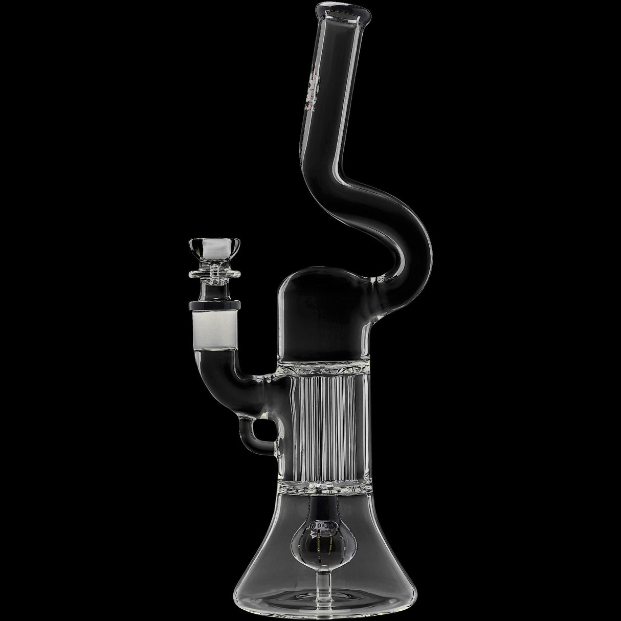 Calibear 13'' Serpentine Double Perc Beaker Dab Rig
