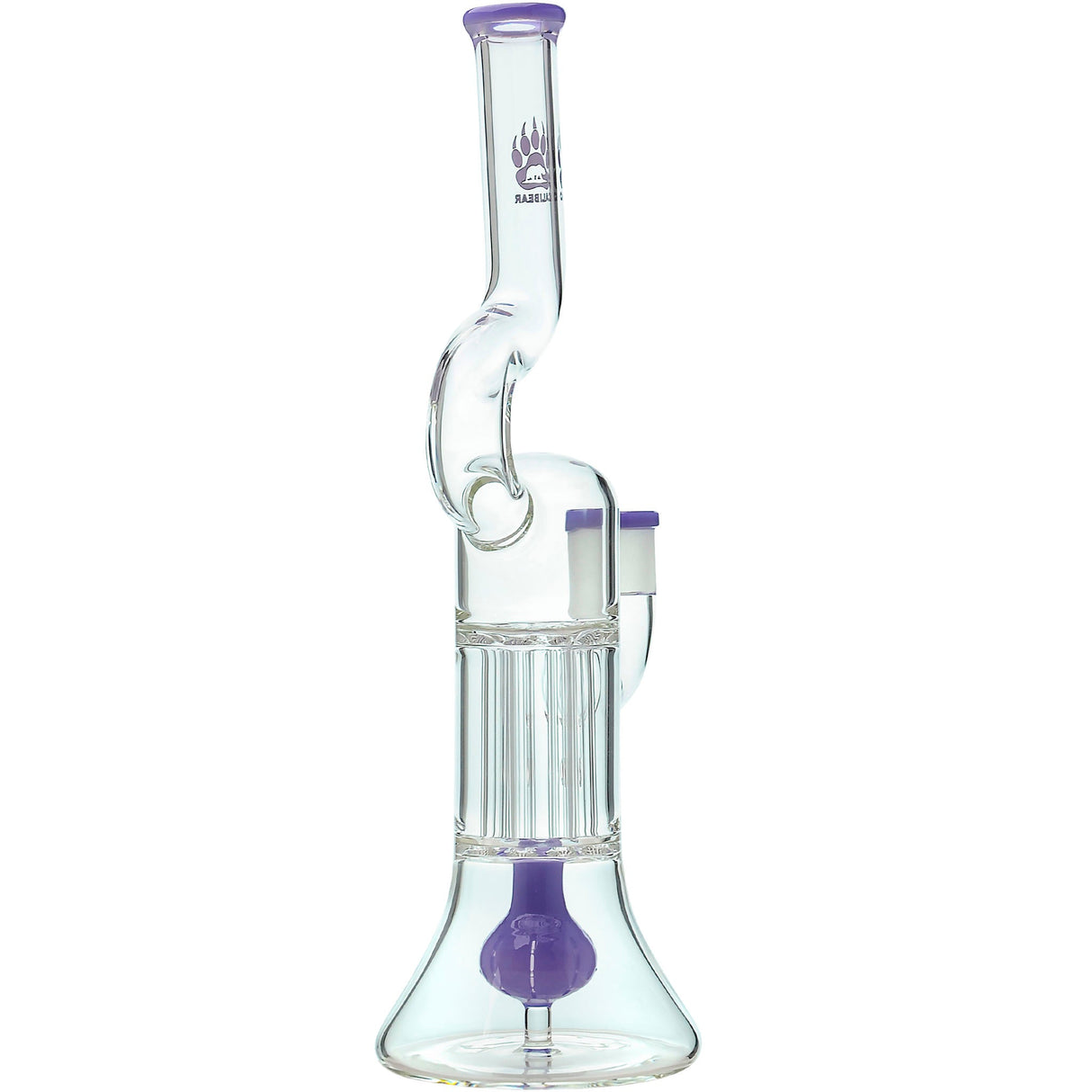 Calibear 13'' Serpentine Double Perc Beaker Dab Rig
