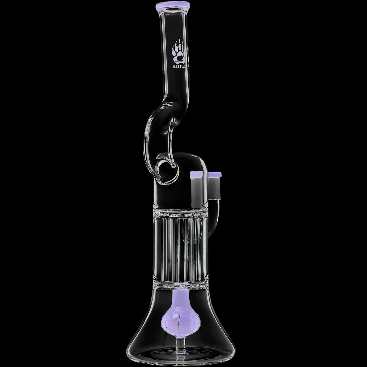 Calibear 13'' Serpentine Double Perc Beaker Dab Rig