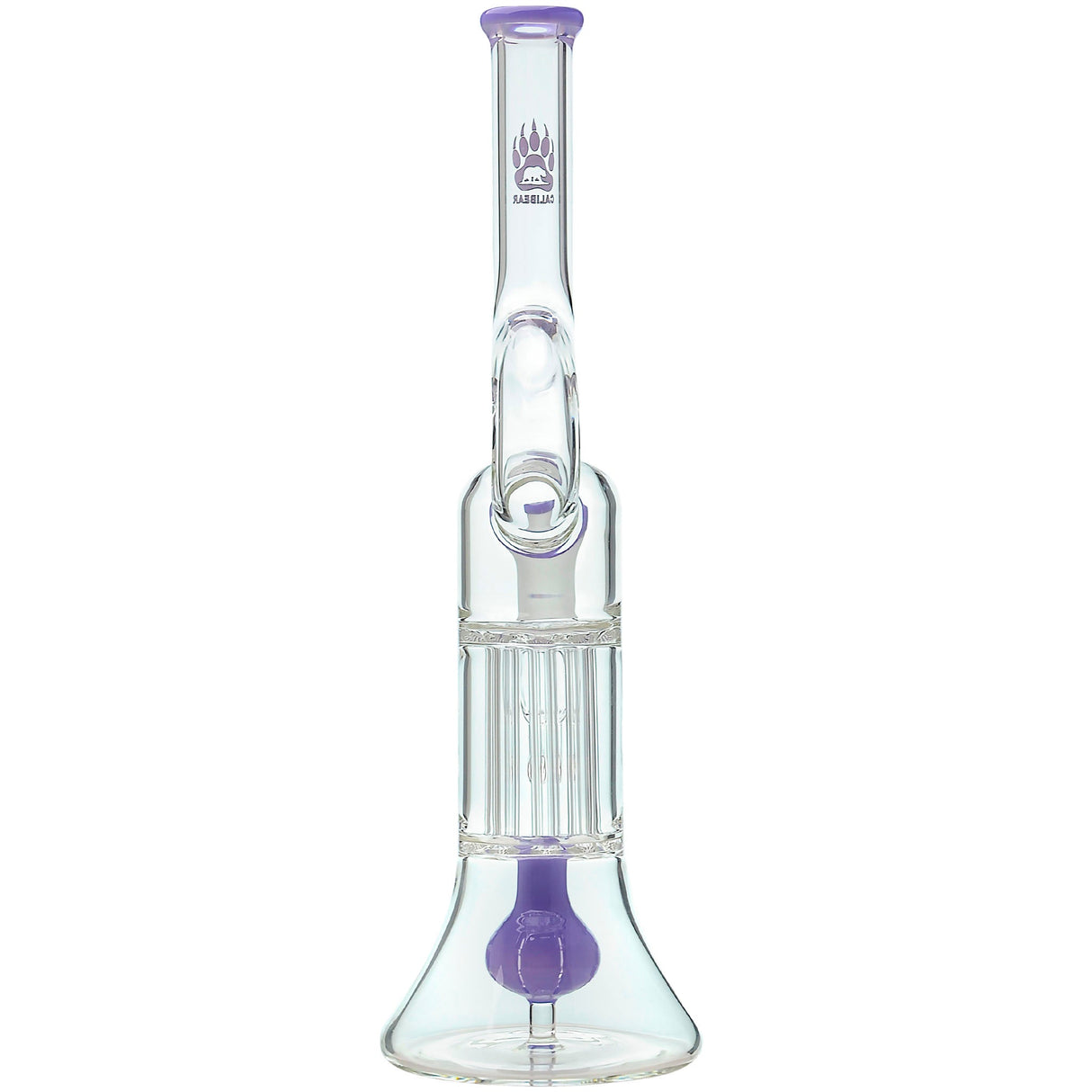 Calibear 13'' Serpentine Double Perc Beaker Dab Rig
