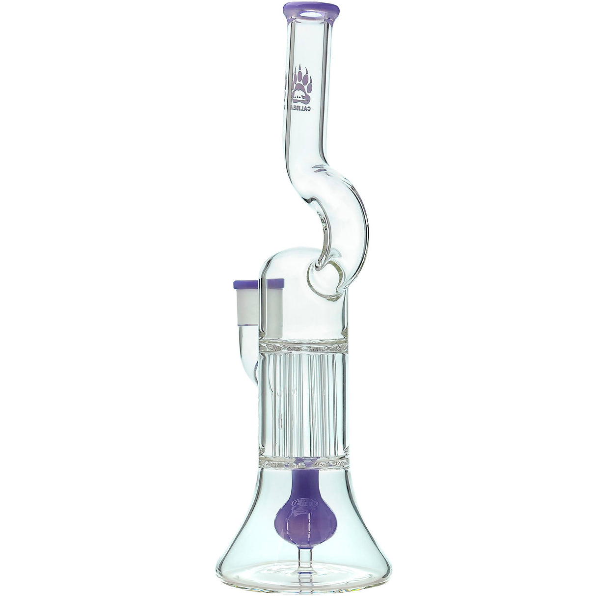 Calibear 13'' Serpentine Double Perc Beaker Dab Rig
