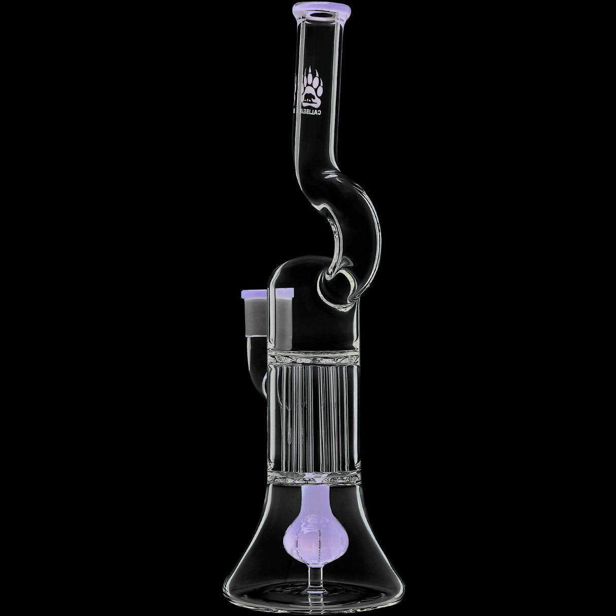 Calibear 13'' Serpentine Double Perc Beaker Dab Rig