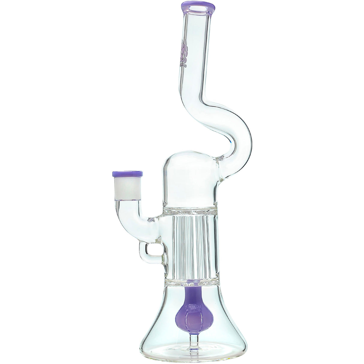 Calibear 13'' Serpentine Double Perc Beaker Dab Rig