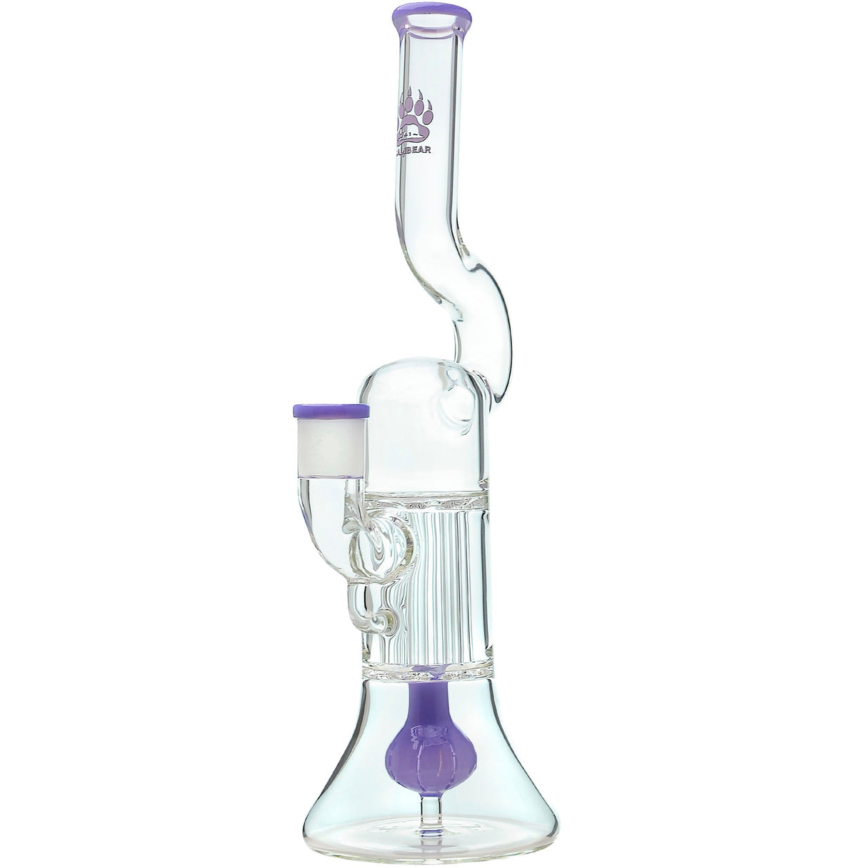 Calibear 13'' Serpentine Double Perc Beaker Dab Rig