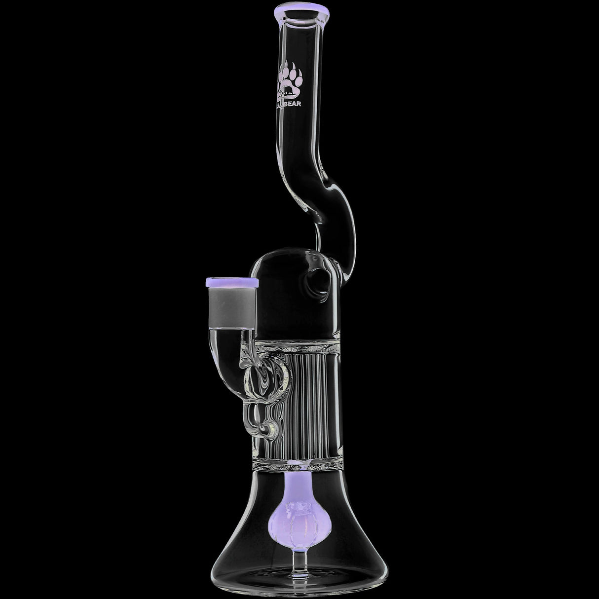 Calibear 13'' Serpentine Double Perc Beaker Dab Rig
