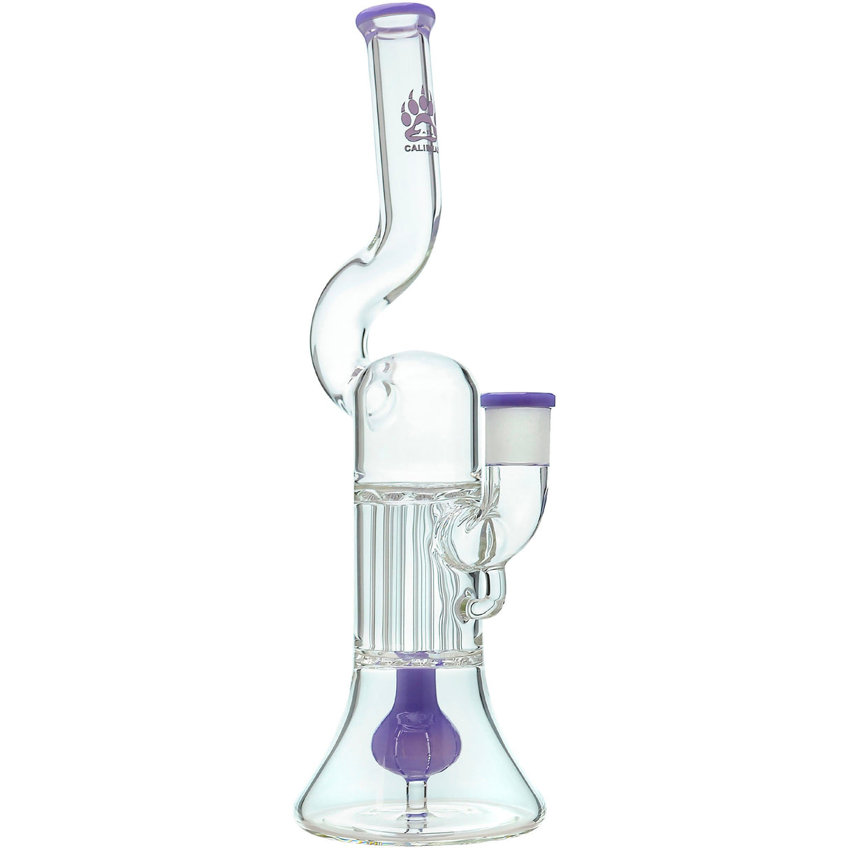 Calibear 13'' Serpentine Double Perc Beaker Dab Rig