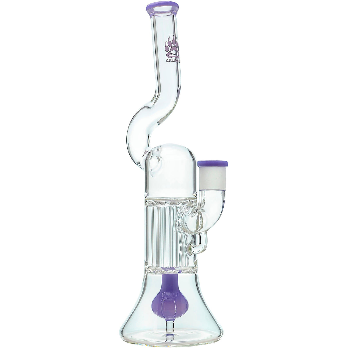 Calibear 13'' Serpentine Double Perc Beaker Dab Rig