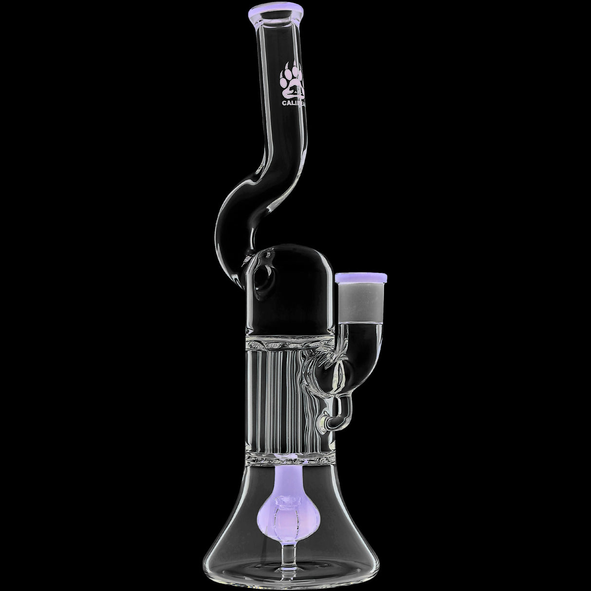 Calibear 13'' Serpentine Double Perc Beaker Dab Rig