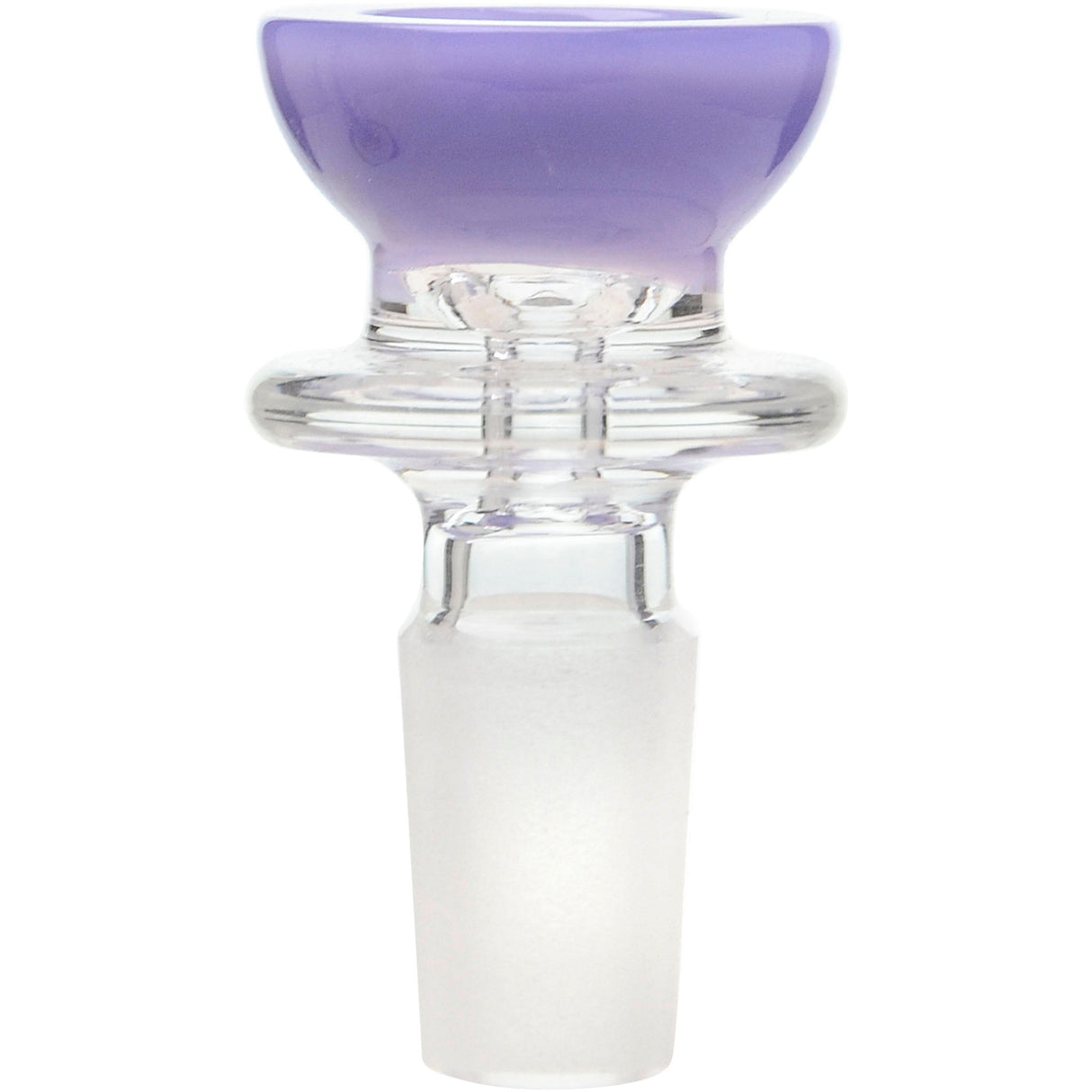 Calibear Fab Egg Seed of Life Dab Rig Bowl, 14mm Female Joint with Purple Accents