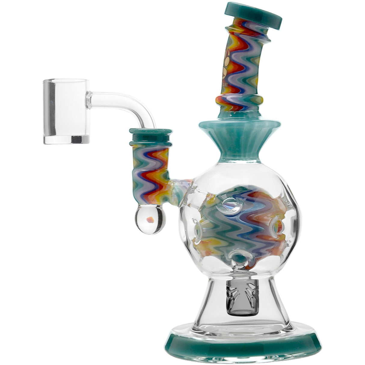 Calibear 8'' Fabyrinth Seed Of Life Perc Dab Rig