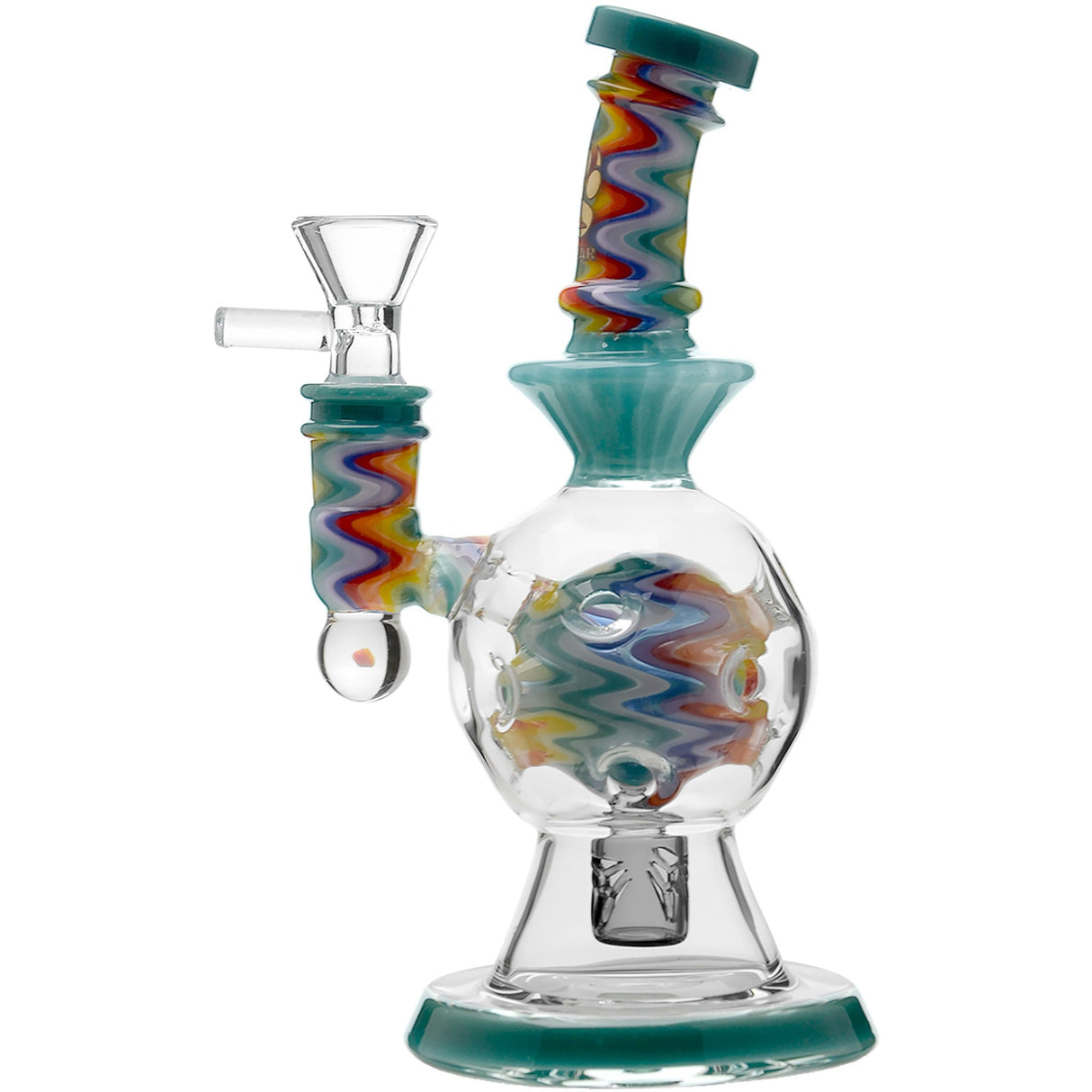 Calibear 8'' Fabyrinth Seed Of Life Perc Dab Rig