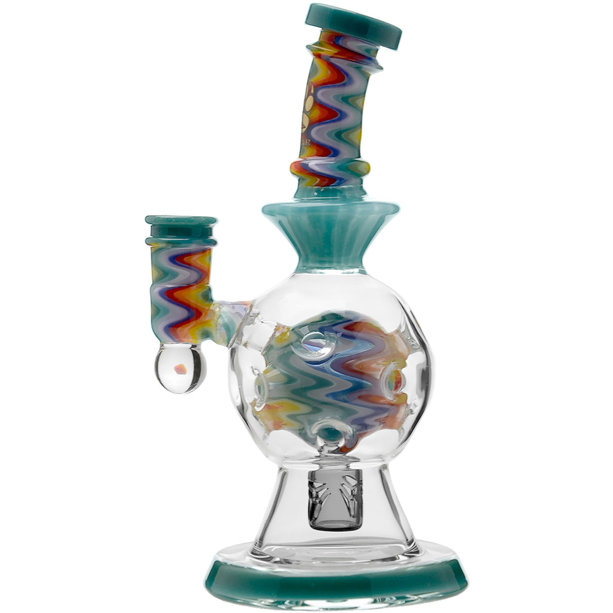 Calibear 8'' Fabyrinth Seed Of Life Perc Dab Rig