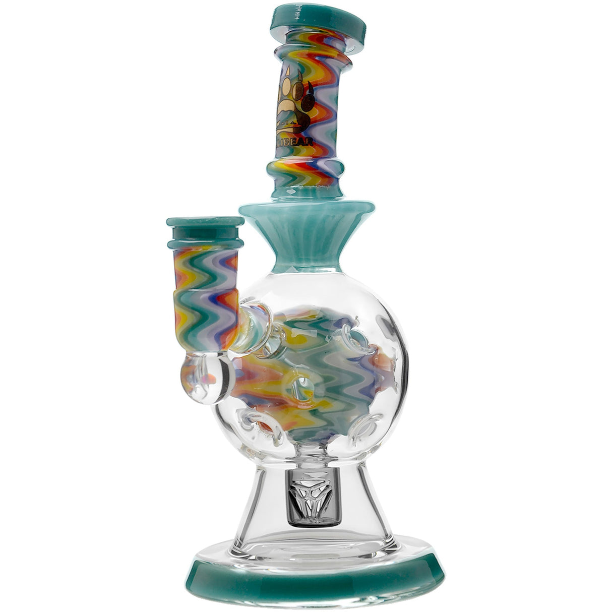 Calibear 8'' Fabyrinth Seed Of Life Perc Dab Rig