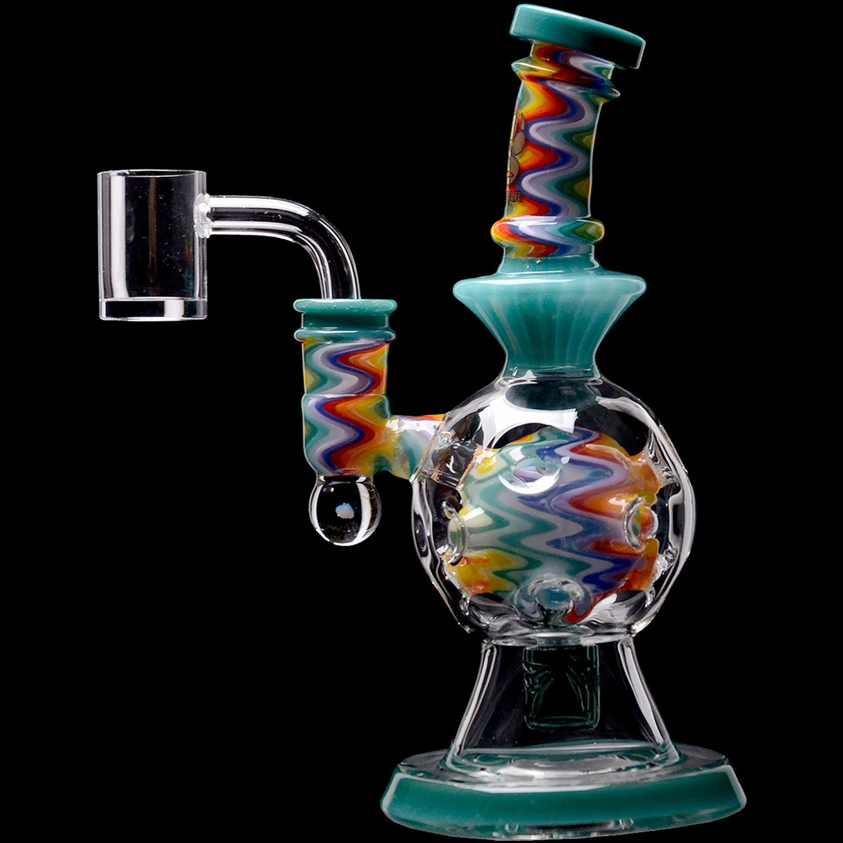 Calibear 8'' Fabyrinth Seed Of Life Perc Dab Rig