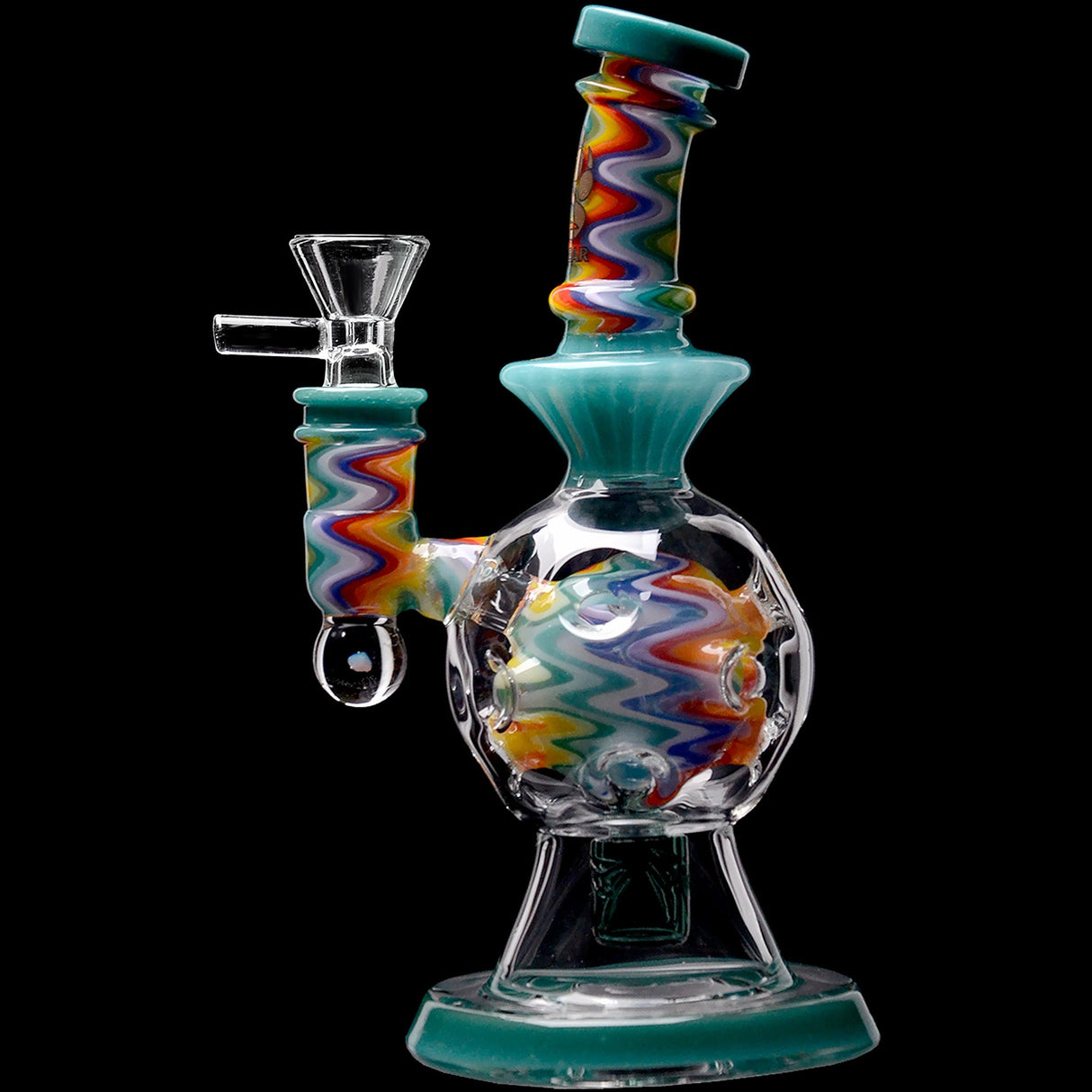 Calibear 8'' Fabyrinth Seed Of Life Perc Dab Rig