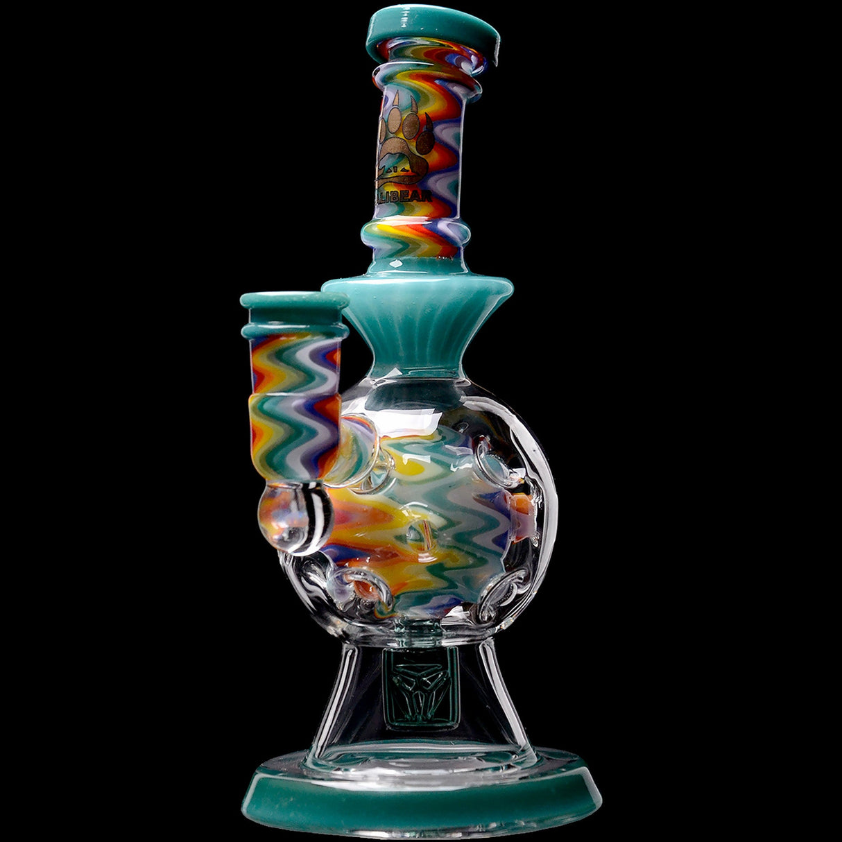 Calibear 8'' Fabyrinth Seed Of Life Perc Dab Rig