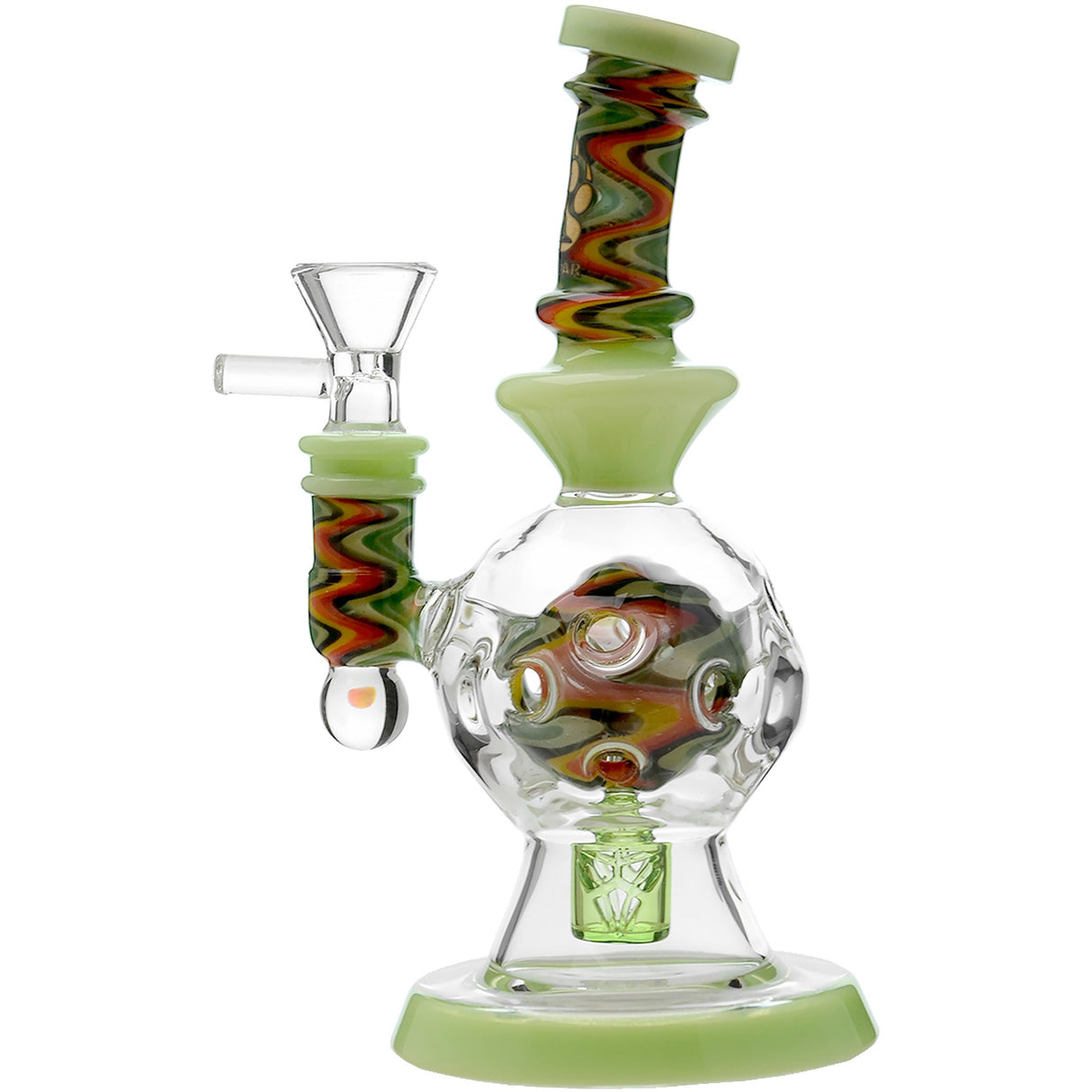 Calibear 8'' Fabyrinth Seed Of Life Perc Dab Rig
