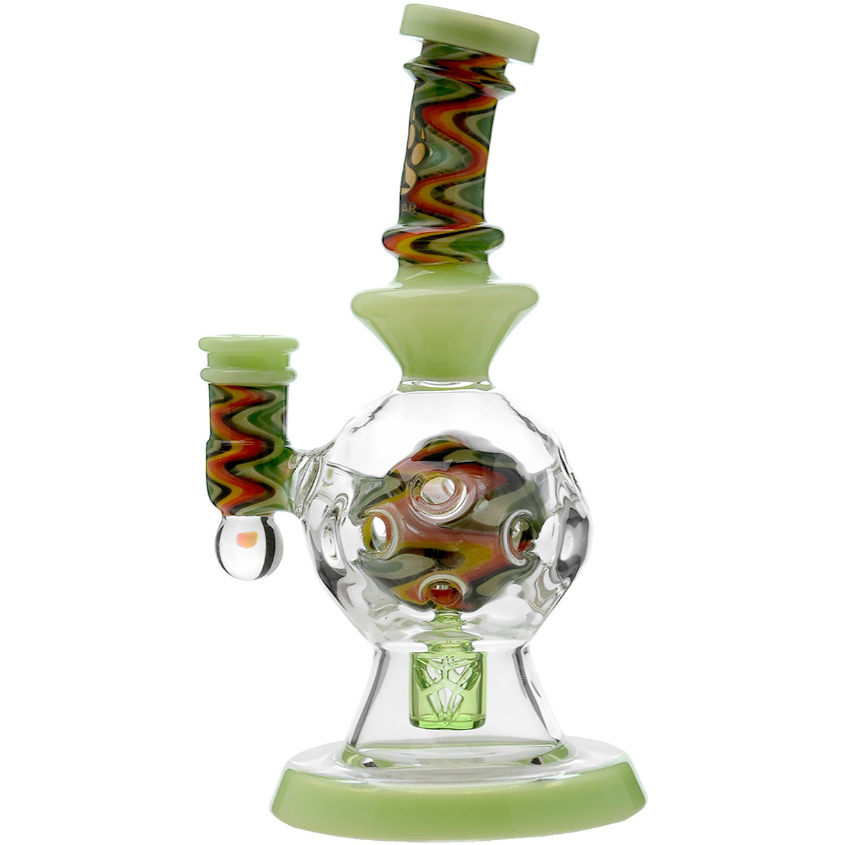 Calibear 8'' Fabyrinth Seed Of Life Perc Dab Rig
