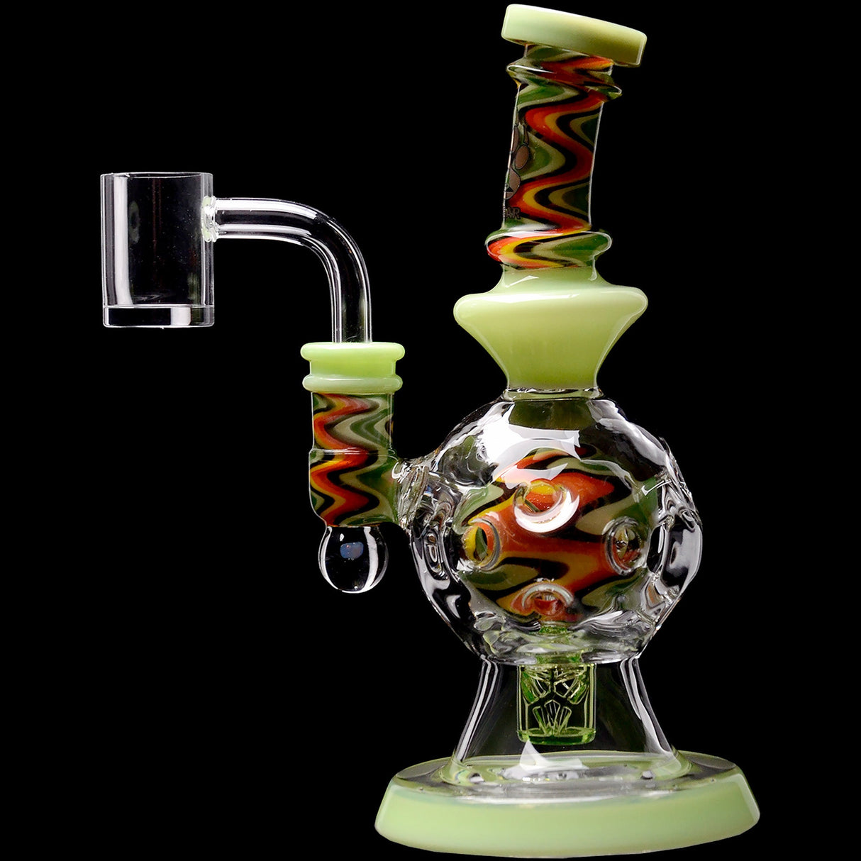 Calibear 8'' Fabyrinth Seed Of Life Perc Dab Rig