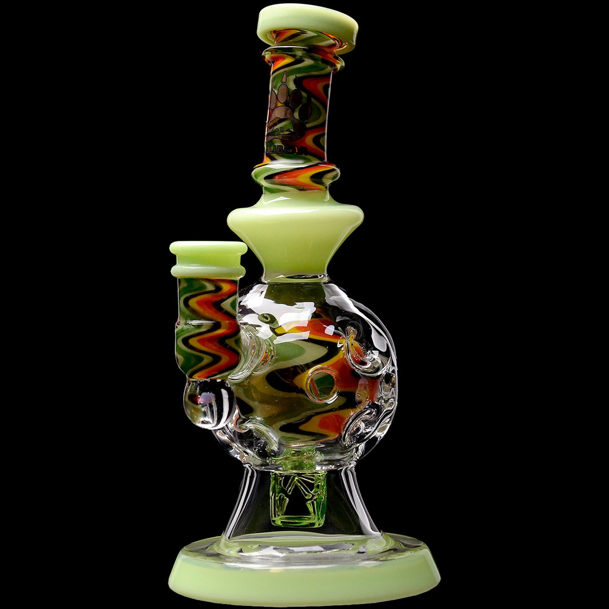 Calibear 8'' Fabyrinth Seed Of Life Perc Dab Rig