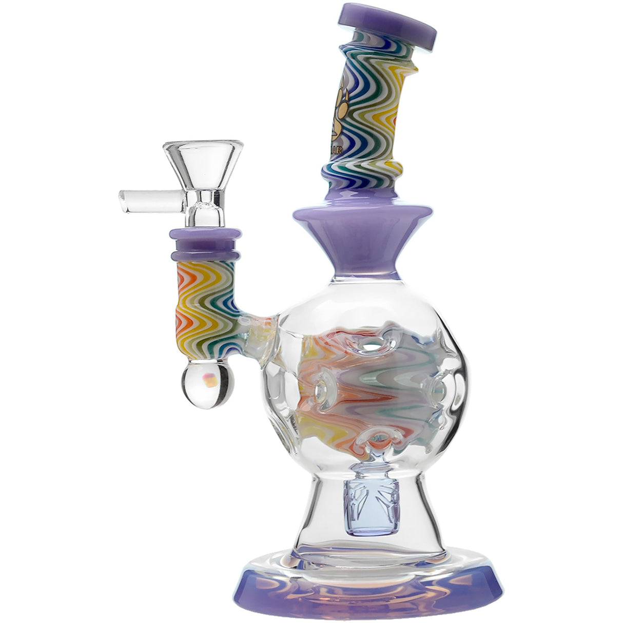 Calibear 8'' Fabyrinth Seed Of Life Perc Dab Rig